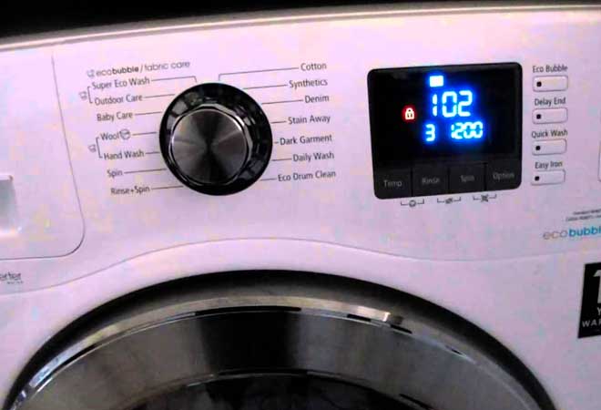 Samsung Çamaşır Makinesi Arıza kodları